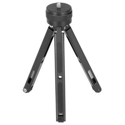 14-Zoll-Mini-Stativ, 3-13 cm, verstellbar, für die Tischmontage, für Handy-Sportkamera, Schwarz