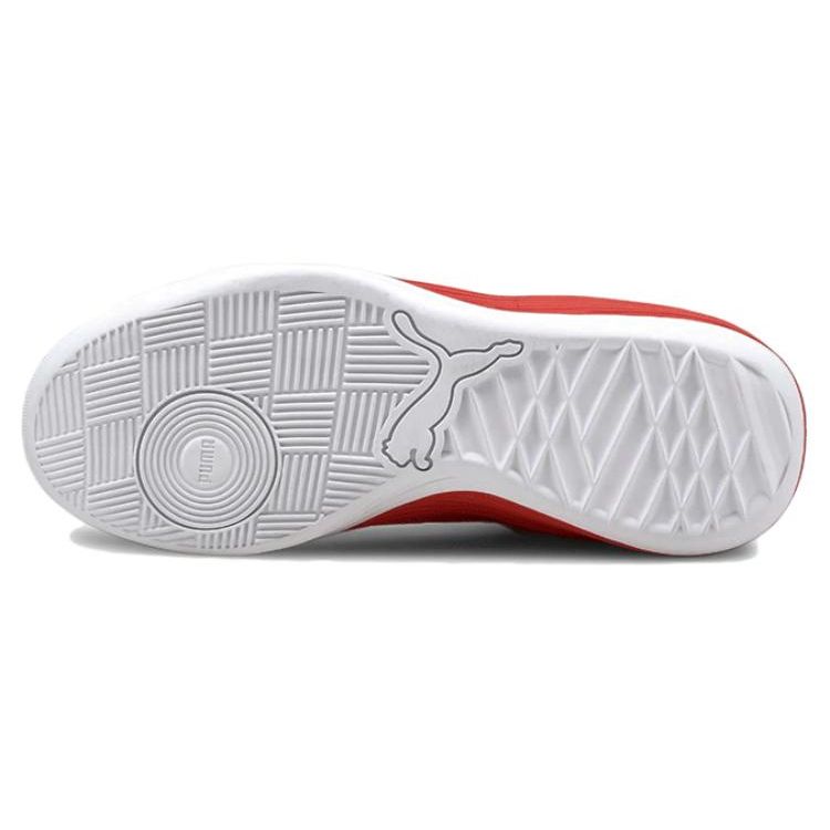 Puma Clyde All Pro Mid Basketball Shoes Unisex Sneakers White Red 195512-04