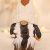 Knitted Couple Coffee Gnome Cute Art Crafts Party Decoration for Restaurant Dining Table Party Decoration