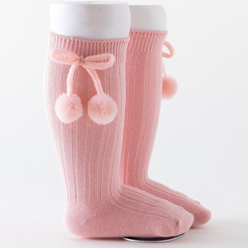 Baby Socks Pom-pom Socks Baby Loose Socks Stockings Cotton Socks Winter
