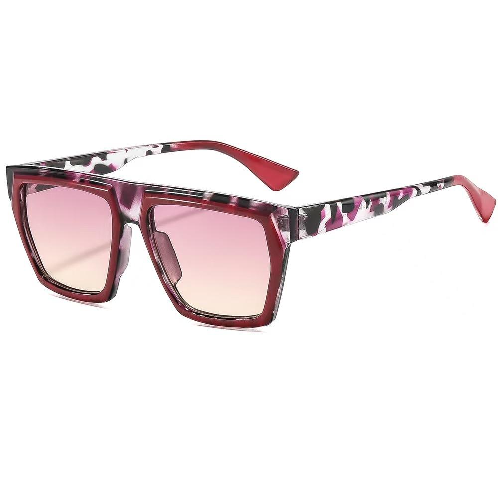 European and American simple fashion box casual fashion men's and women's sunglasses outdoor sun protection Internet celebrities versatile trend sungl