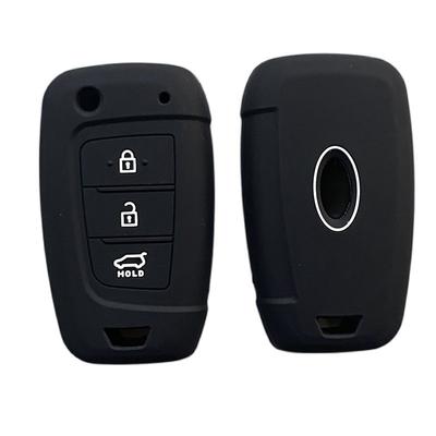 Silicone Car Key Cover Case Holder For Hyundai Tucnson Nx4 Elantra Kona VENUE 2021 2022 Solaris 2017 Sonata Solarium Car Key