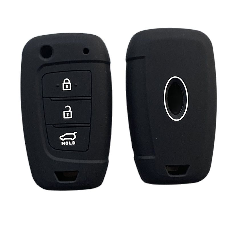 Silicone Car Key Cover Case Holder For Hyundai Tucnson nx4 Elantra Kona VENUE 2021 2022 Solaris 2017 Sonata Solarium Car Key