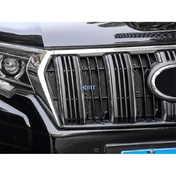 Car Styling Front Mesh Grille Ert Trim Ect Screen Anti Bug Net Cover Accessories For Toyota Land Cruiser 300 LC300  +