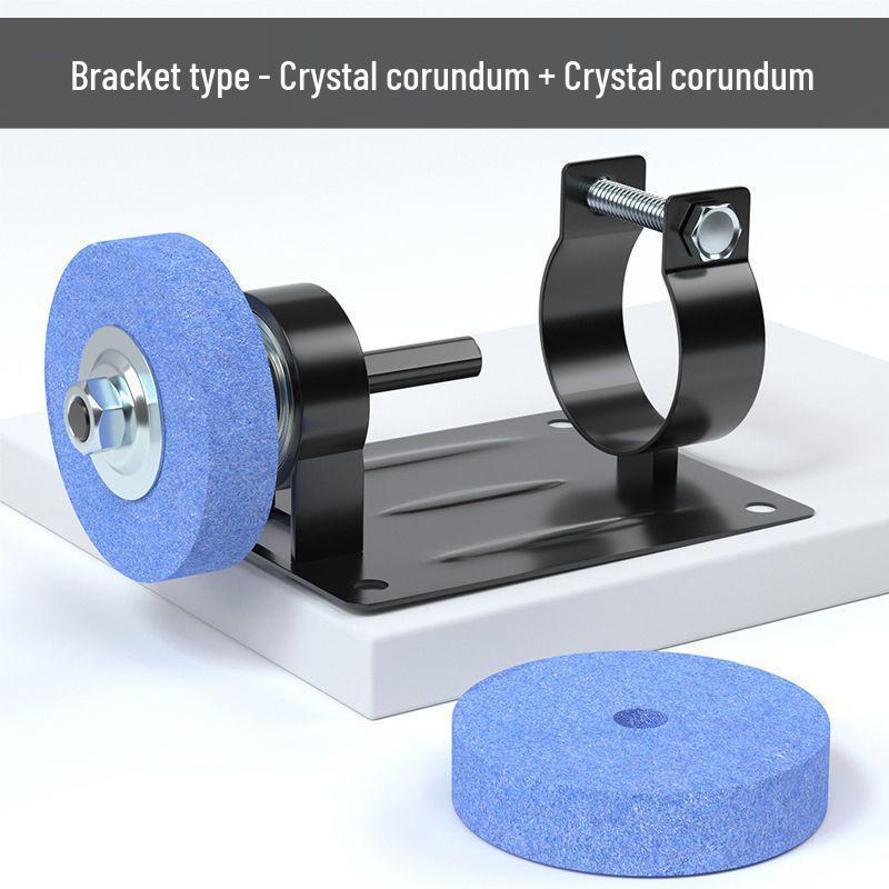 Compact Household Knife Sharpener and Polishing Machine with Sanding Wheel and Hand Drill Conversion Bracket