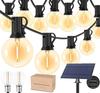 Girlanda Solarna Lampki Ogrodowe 30 Żarówek LED