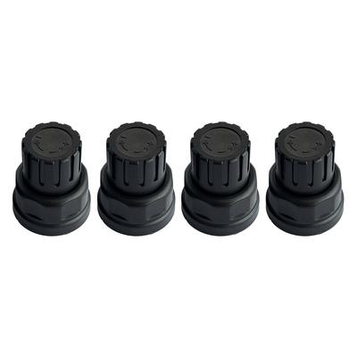 4 Bucăți Comutatoare cu Volantă Accesorii Grup Distribuitor Încălzire în Pardoseală M30x1.5 Negru Pentru Radiator Cap de Protecție Vana Termostat