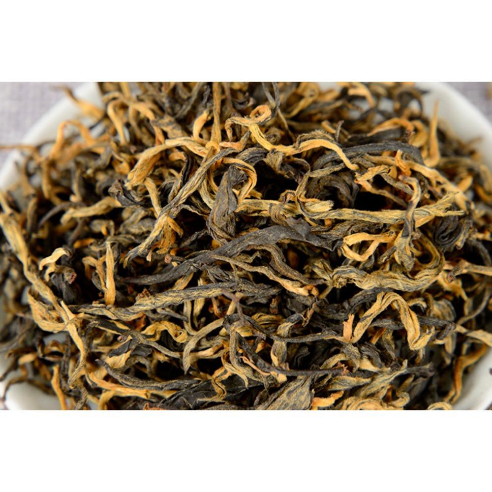 500g Yunnan Fengqing Dian Hong Herbata Jednolistna Zakrzywione paski Herbata czarna Kung Fu