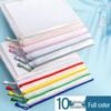 Thickened A4 Waterproof Grid Zipper Bag - Transparent Document & Stationery Storage