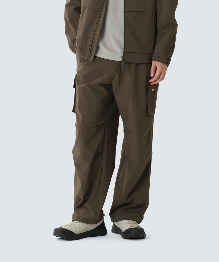 SNOWPEAK APPAREL Root Cargo String Pants (S26Furpt66) Khaki Brown