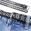 Hollow Belt Women'S Decorative Jeans Belt Punk Simple Blue Pin Buckle Belt