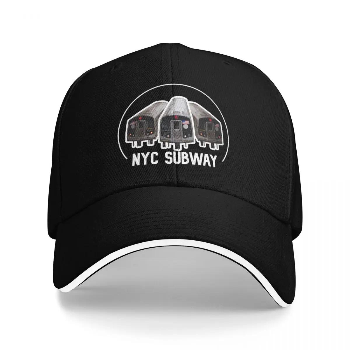 NYC Subway New Tech Trains Baseball Cap Summer Hat Hip Hop Dad Hat New In Hat Unisex Womens
