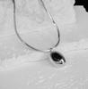 2024 Fall/Winter Light Luxury Black Agate Irregular Necklace: High-End Adjustable Long Minimalist Sweater Chain
