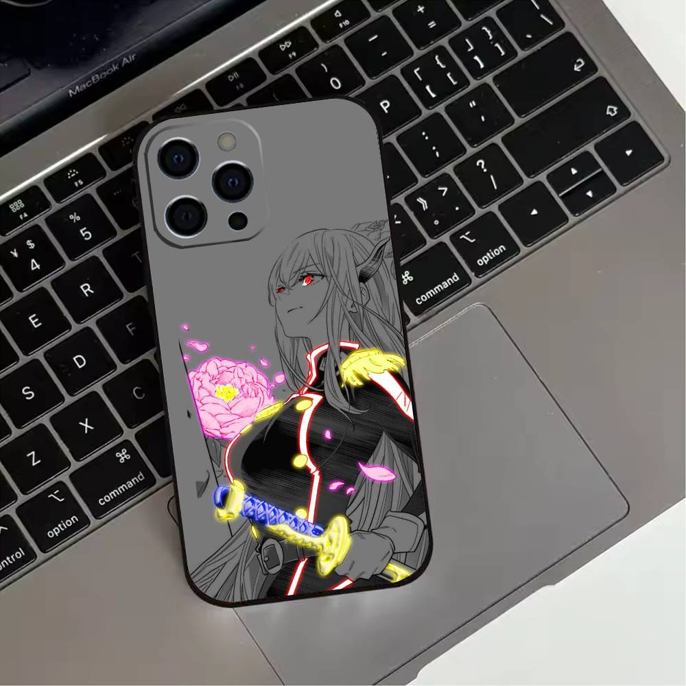 Chained Soldier Phone Case For iPhone 17,16,15,14,13,12,11 Plus,Pro Max,XS,Soft Silicone Black Cover