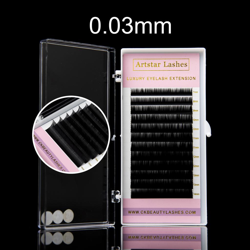 Handmade Volume Silk Mink Eyelash Extension Lash Extension Extensions Support Customized Logo