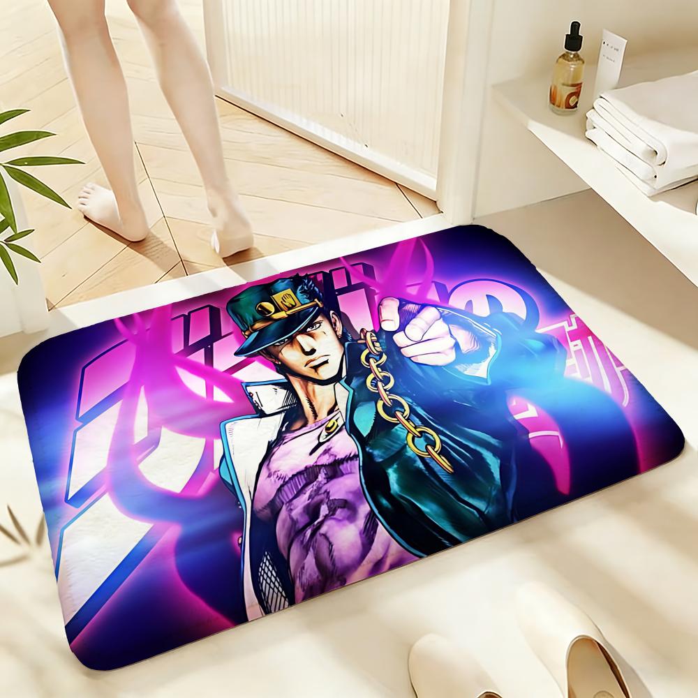 Soft Absorbent Non-Slip Rug Anime JoJo's Bizarre Adventure Floor Mat Home Decor Doormat Bedroom Floor Mat Shower Carpet
