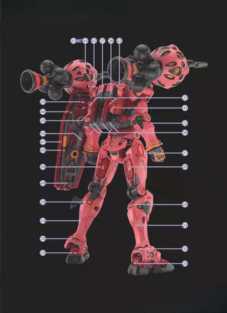 [EVO] HG 1144 Roter Gundam & Weißer Gundam GQuuuuuuX Exklusive Wassertransferabziehbilder Fluoreszierende Detail-Up Wasserschiebeaufkleber [Gebraucht]