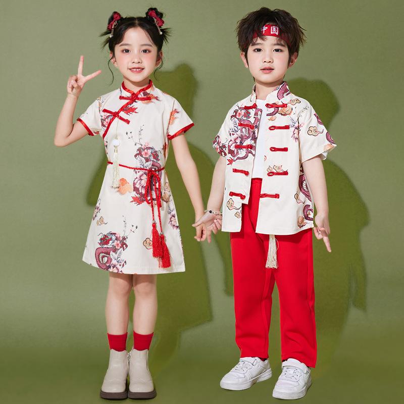 June 1St Children'S Performance Clothes Cheerleading Games Performance Clothes Kindergarten Chinese Style Hanfu