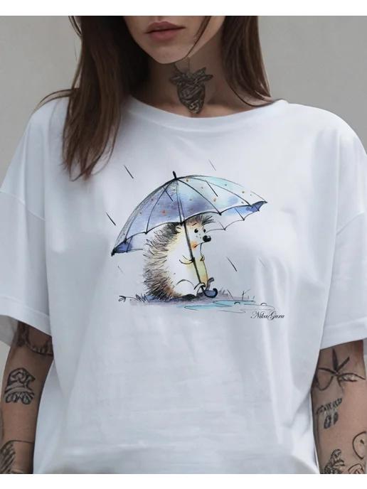 Hedgehog T-shirt for summer 4XL