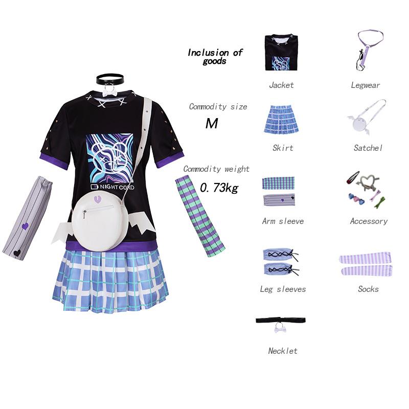 Anime Project Sekai Colorful Cosplay Costume Asahina Mafuyu Mizuki Yoisaki Kanade Shionome Ena Costume With Bag Suits