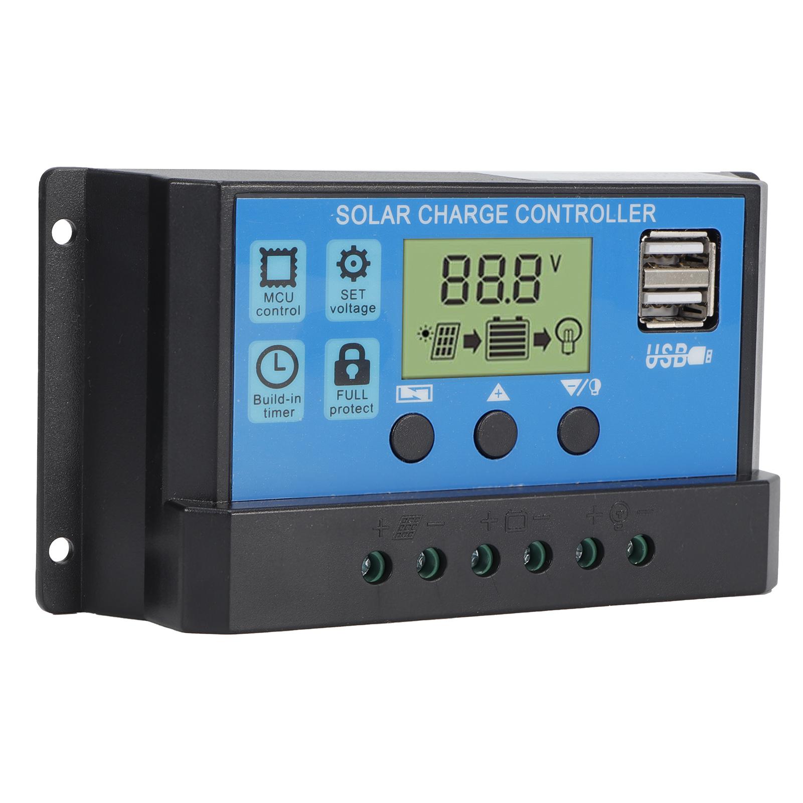 PWM Photovoltaic System OffGrid Solar Controller SelfAdaption Charge Controller 12V 24V(20A )