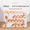 Automatic Rolling Egg Storage Box for Refrigerator Door