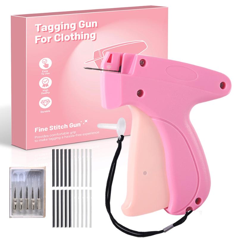 

Fine Stitch Gun Stitchy Quick Clothing Fixer For Clothes Micro Tagging Gun Clothing Mini Speedy Sticky Sewing Gun Hemming Tool розы красного