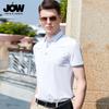[5.8% Mulberry Silk] Summer Cotton Soft Skin friendly Men's Breathable Collar Polo Shirt