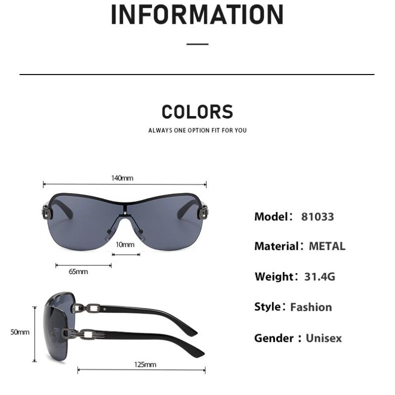 Luxury Rimless Square Sunglasses Women Men Designer Brand Sun Glasses Female Male Cute Gradient Mirror