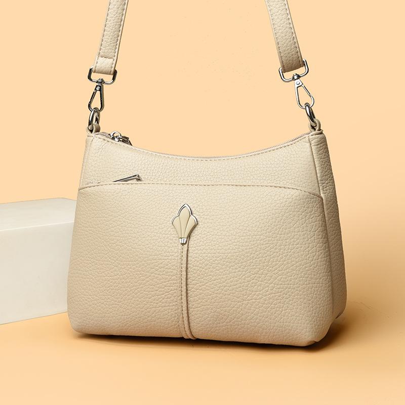 Nischen-Textur Umhängetasche für die Achselhöhle, Schlicht und Vielseitig, Mehrere Fächer Mama Tasche, Pendler Einzel Schulter Kleine Quadratische Tasche