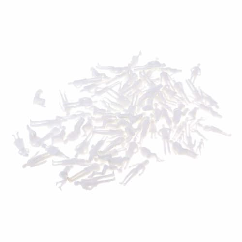 F Fityle Approximately 100 People Models, Human Figures, Unpainted, for Railway Model Layouts, 2 Choices - 1:30