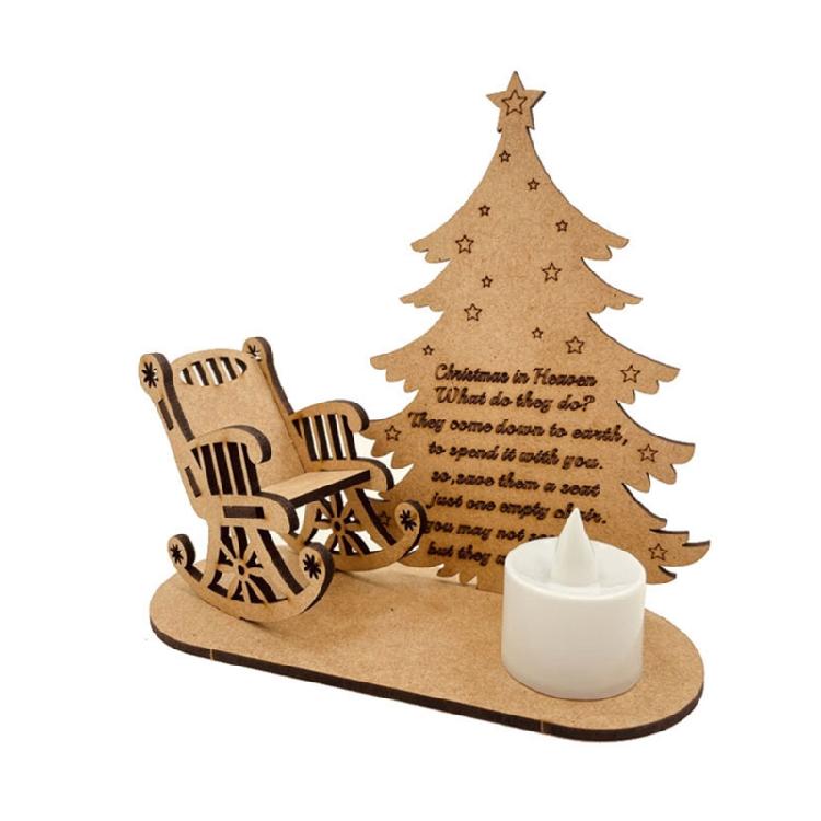 Christmas Wooden Ornament Father s Day Mother s Day Memorial Supplies