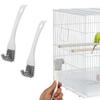 Durable Bird Cage Cleaner Brush - Efficient Poop Remover Tool & Sanitizing Scrubber for Parrot Cages Cleaning Accessories