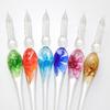 Ink Pen Easy Clean Writing Bright Color Student Gift Glass Pen for Home