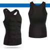 Men Sauna Vest Breathable Adjustable Zipper Closure Weight Loss Waist Training Tank Top for Daily Workout Black XL
