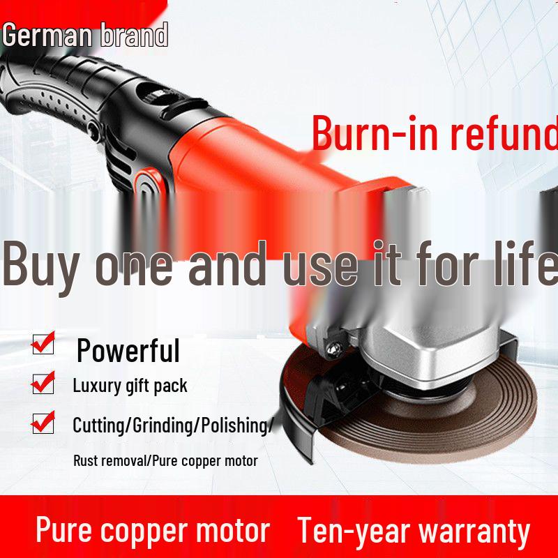 Polizor unghiular mic multifuncțional și polizor - Unealtă portabilă de tăiat și șlefuit cu disc