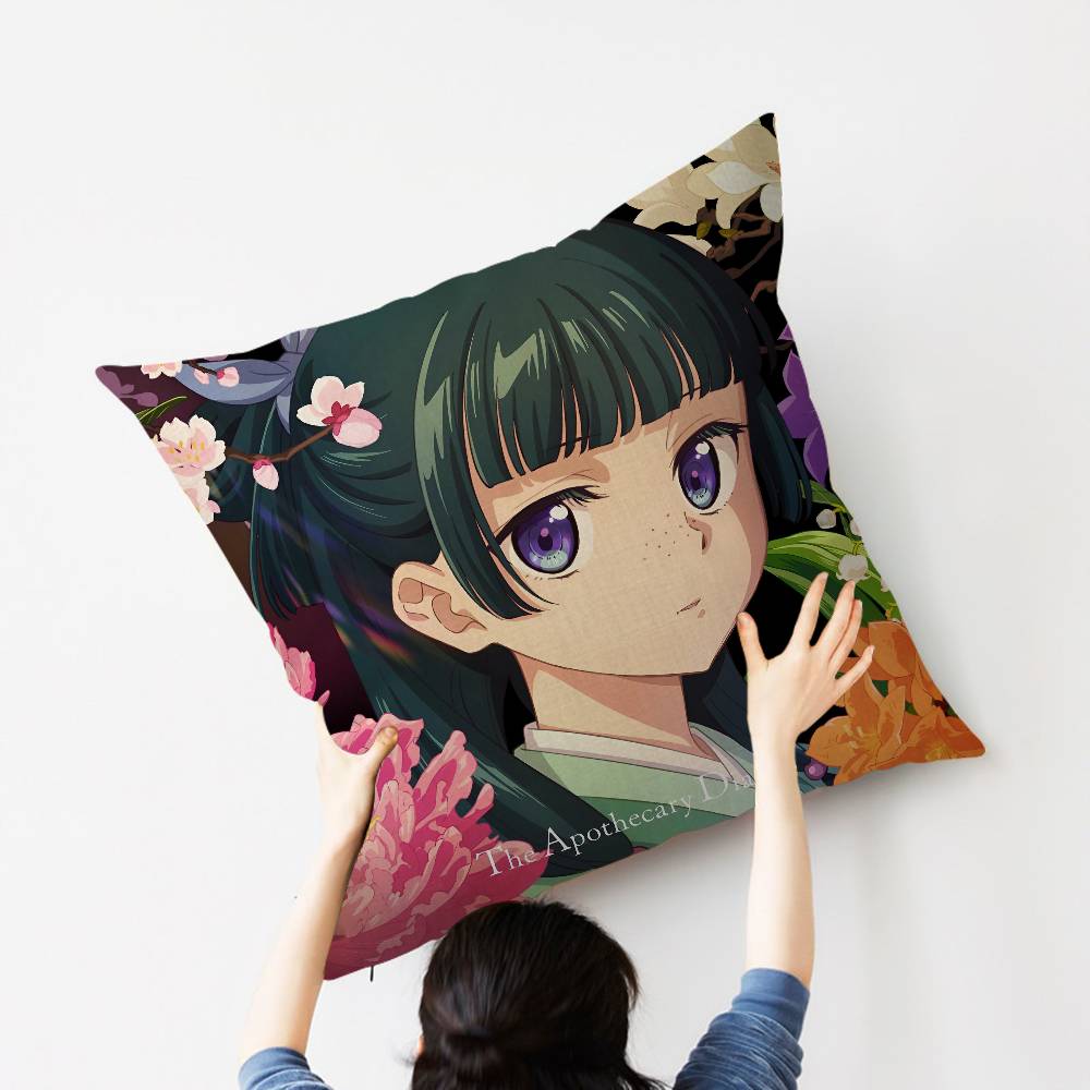 TThe Apothecary Diaries Pillow Cover for Bedroom Room and Living Room Sofa Decorative Cushion Cover