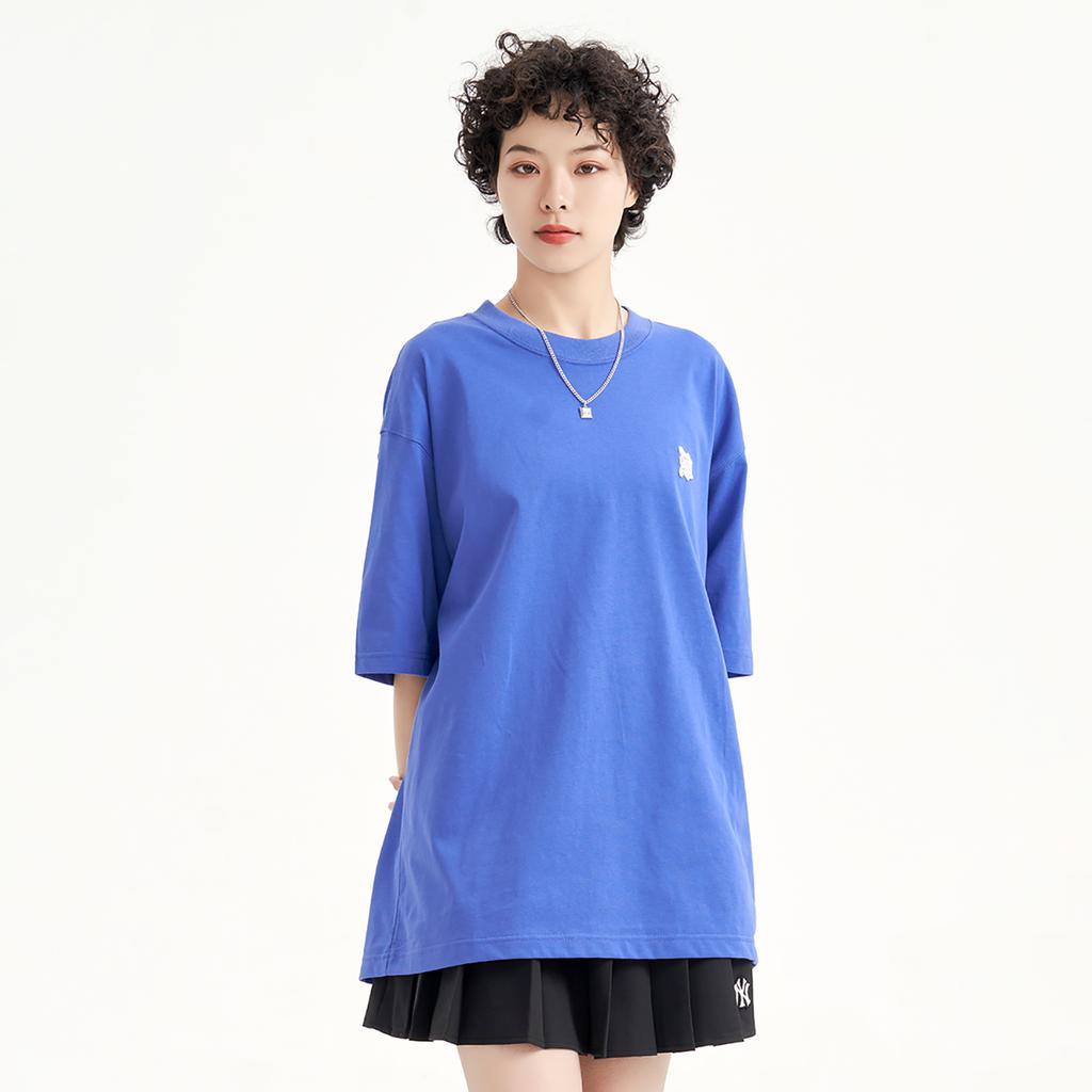 New MLB Set-in Sleeve T-Shirt Unisex Purple 3ATSB0233-46PPS