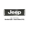 3D Metal Sticker Car Logo Rear Trunk Body Emblem Stickers Decal For Jeep Grand Cherokee Patriot Renegade Compass Wrangler AMR1