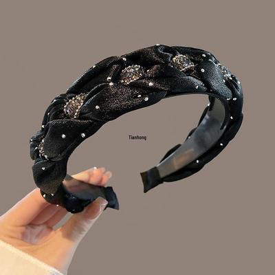 2023 Women's Wide-Brim Anti-Slip Headband: Spring/Summer Luxury Hair Accessory for Washing Face