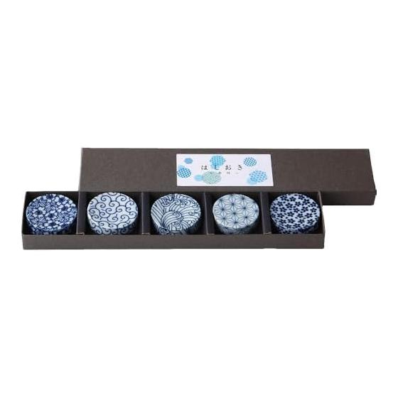 Chopstick Rests, Hashioki, Sometsuke E-wari Chopstick Rest Set, Porcelain, Mino Ware, Made in Japan, 4.3H1.1cm