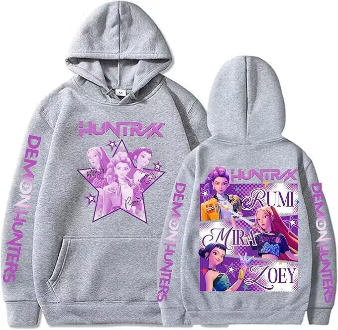 Demon Hunter Team Trendy Autumn/Winter Printed Hoodies for Men & Women