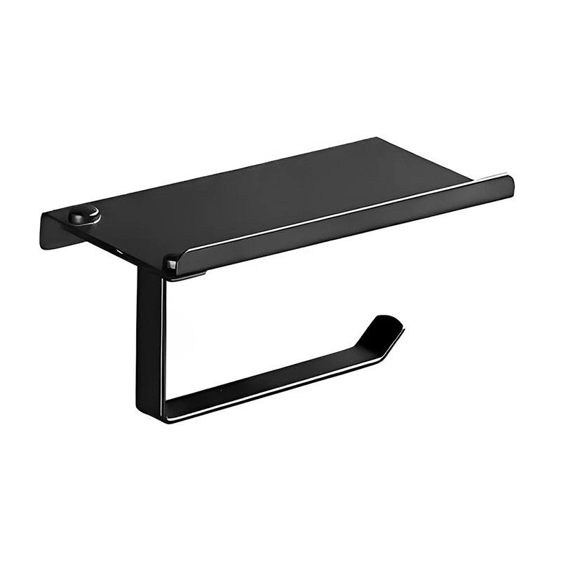 Stainless Steel 304 Punch-Free Toilet Paper Holder for Bathroom or Hotel Restroom