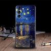 Van Gogh Painting Case For Samsung Galaxy S24 S23 Ultra S21 FE S20 S22 Ultra S10 Plus Starry Sky Cover Sunflower Almond Blossoms