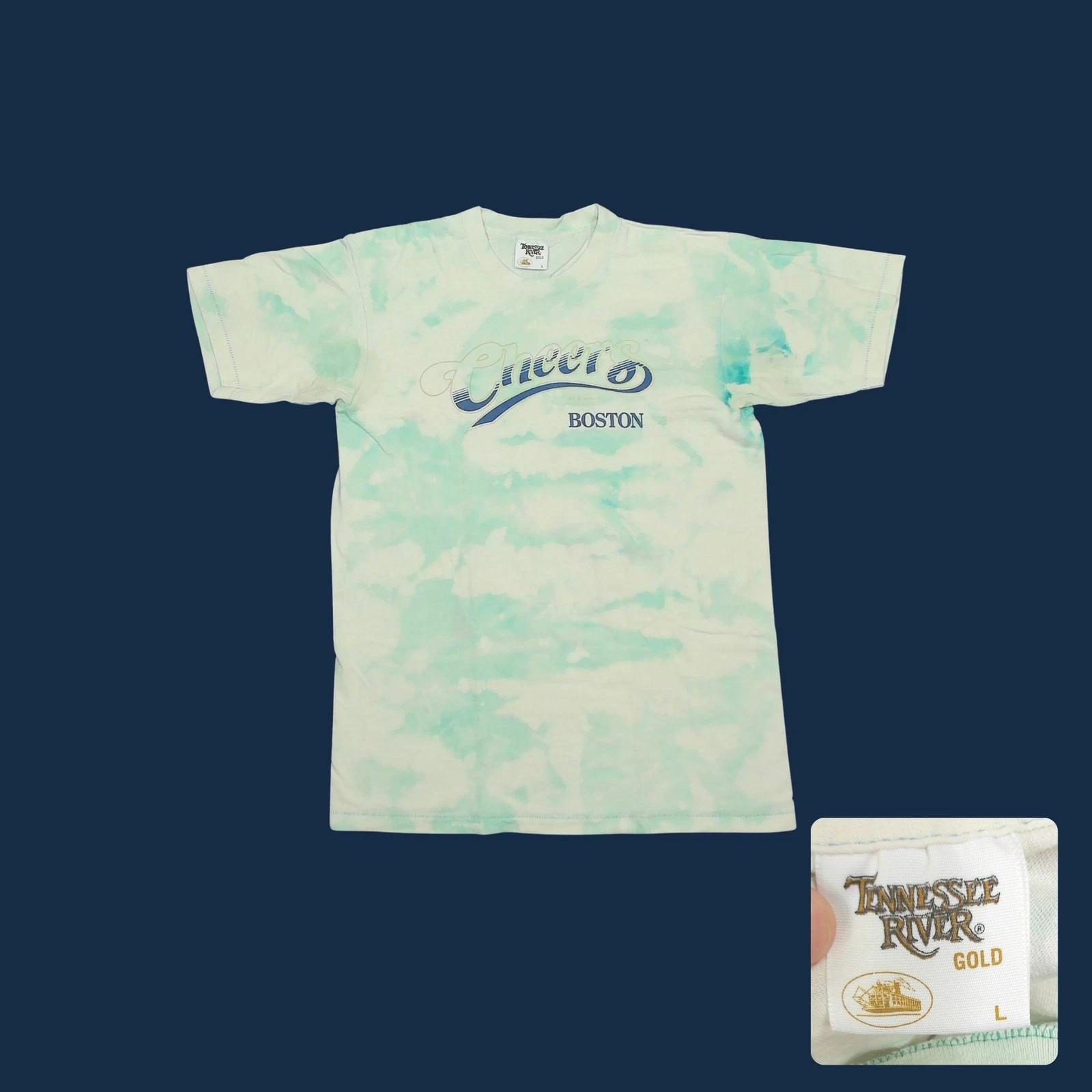 

1996 Cheers Boston TV Show Tie Dye T Shirt Single Stitch USA Mens XL S