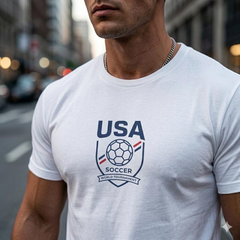 USA Soccer World Cup 2026 Shirt | American Football Fan Tee | USA Match Day Supporter Shirt | Patriotic Soccer Gift L