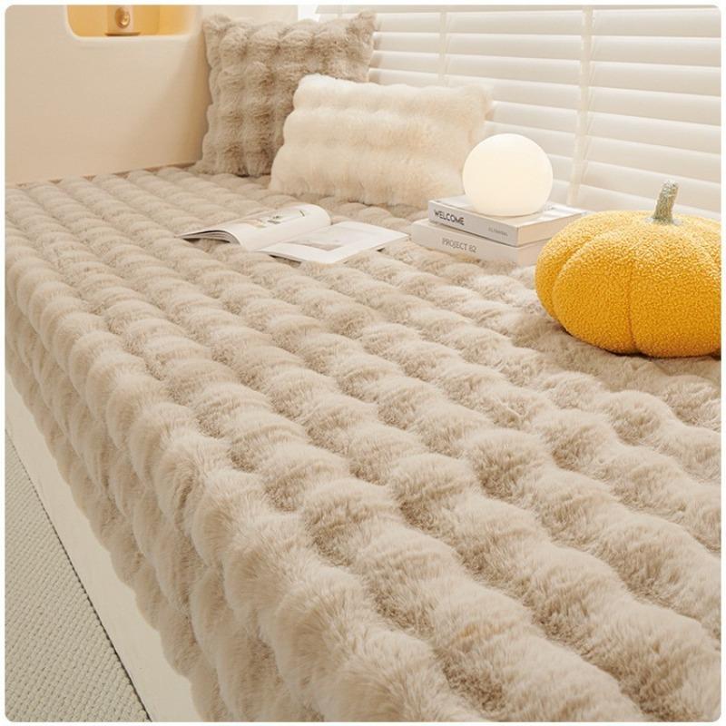 Winter And Autumn Sofa Cover Fabric Straight Row Anti Slip Thick Soft And Sticky Floating Window Cushion Atmospheric Decoration Pad