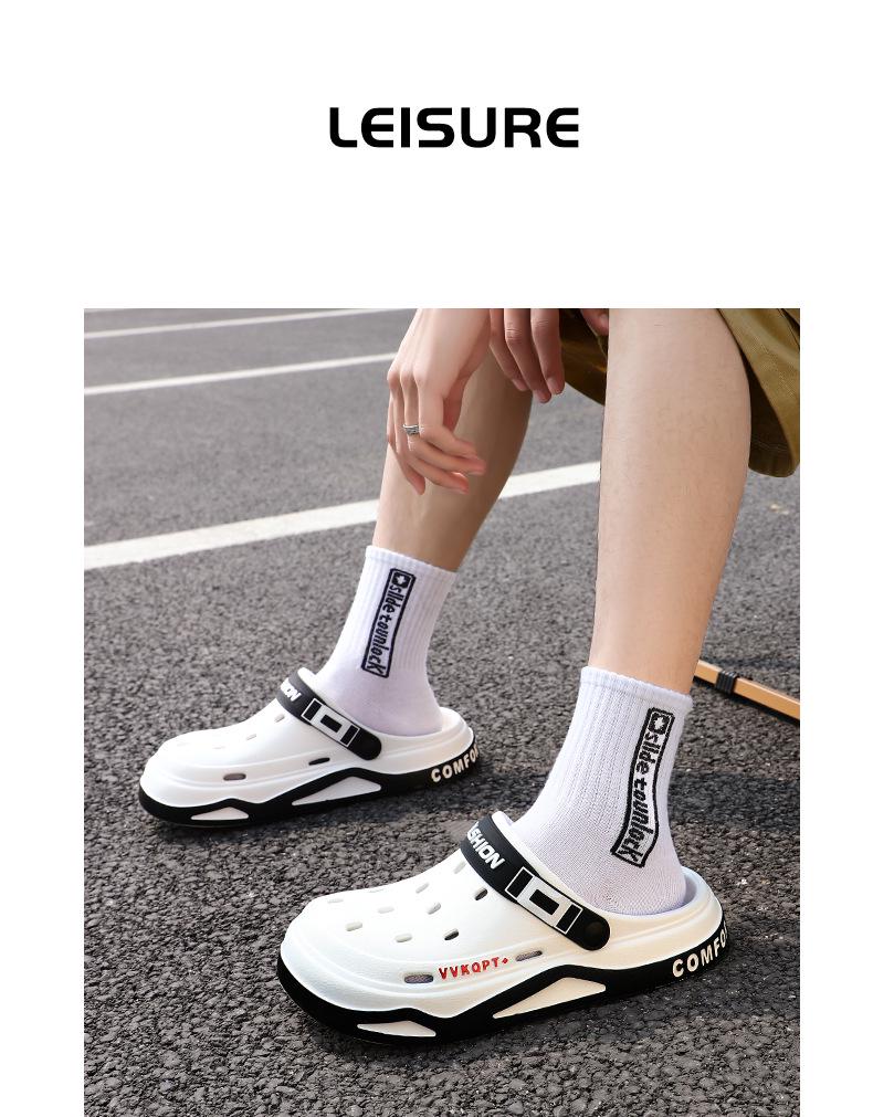 Men's Non-slip Sporty Clogs with Thick EVA Sole for Outdoor and Beach Wear