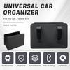 Foldable Car Trash Can, Leather Waterproof Garbage Organizer Holder for Car Interior Hanging with One Trash Bag, Hanging Dustbin Container for Truck