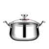 24CM Thickened Stainless Steel Universal Soup Pot